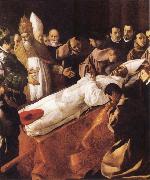Francisco de Zurbaran The Death of St Bonaventura Spain oil painting artist